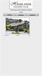 Mobile Screenshot of highlandscountryclub.info